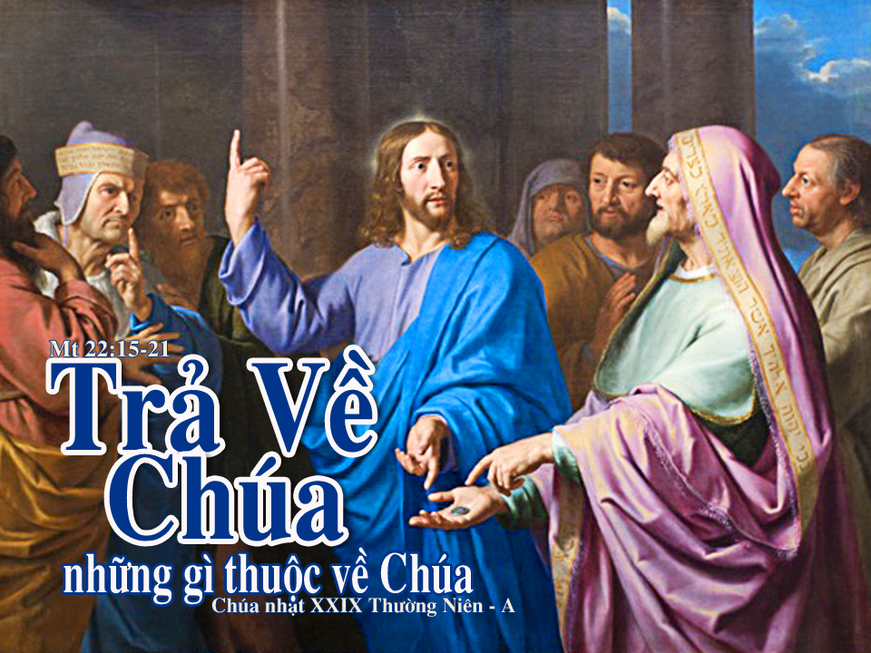 Chúa Nhật XXIX Thường Niên A